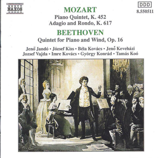 Mozart/Beethoven Pno Quintets CD NAX