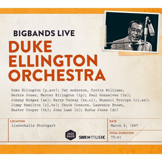 Duke Ellington Orchestra Live 67 CD SW