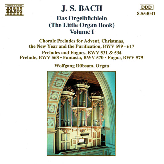 Bach Little Organ Book Vol1 CD NAX