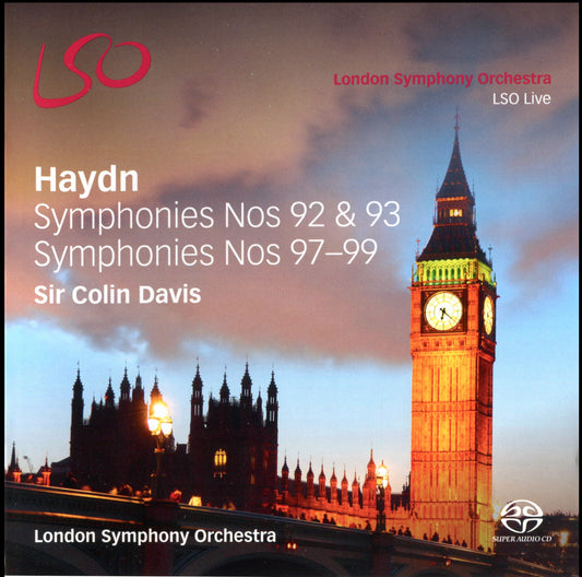 Haydn Symphonies: Sir Colin Davis/LSO C