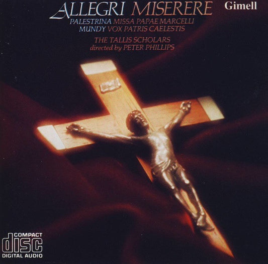 Allegri Miserere etc CD Tallis Scholars