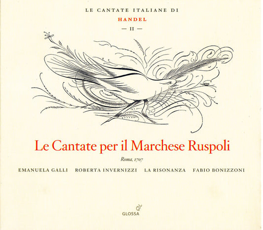 Handel Cantate per Marc. Rusp. CD Glo