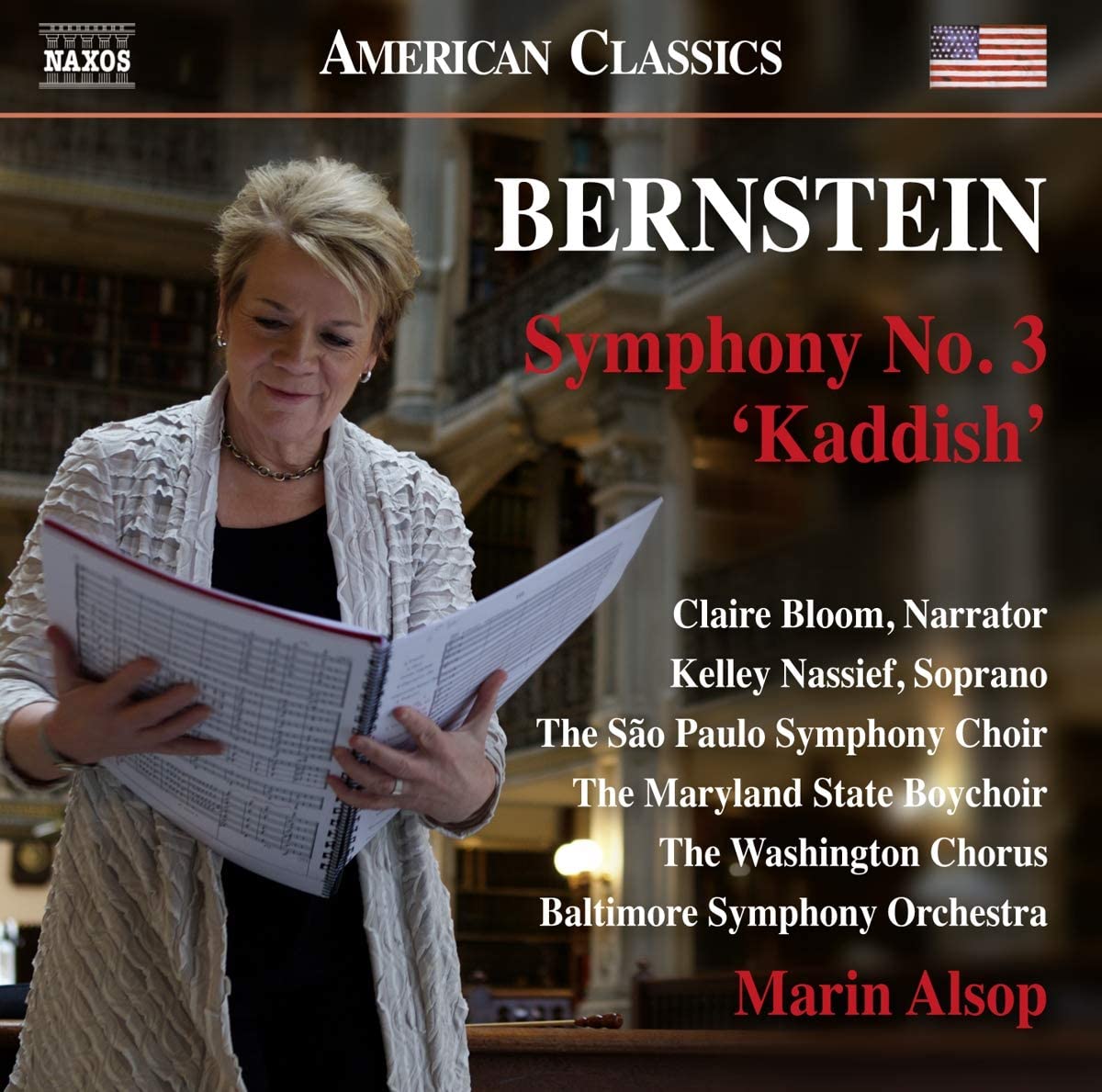 Bernstein Symphony 3 Kaddish CD NAX