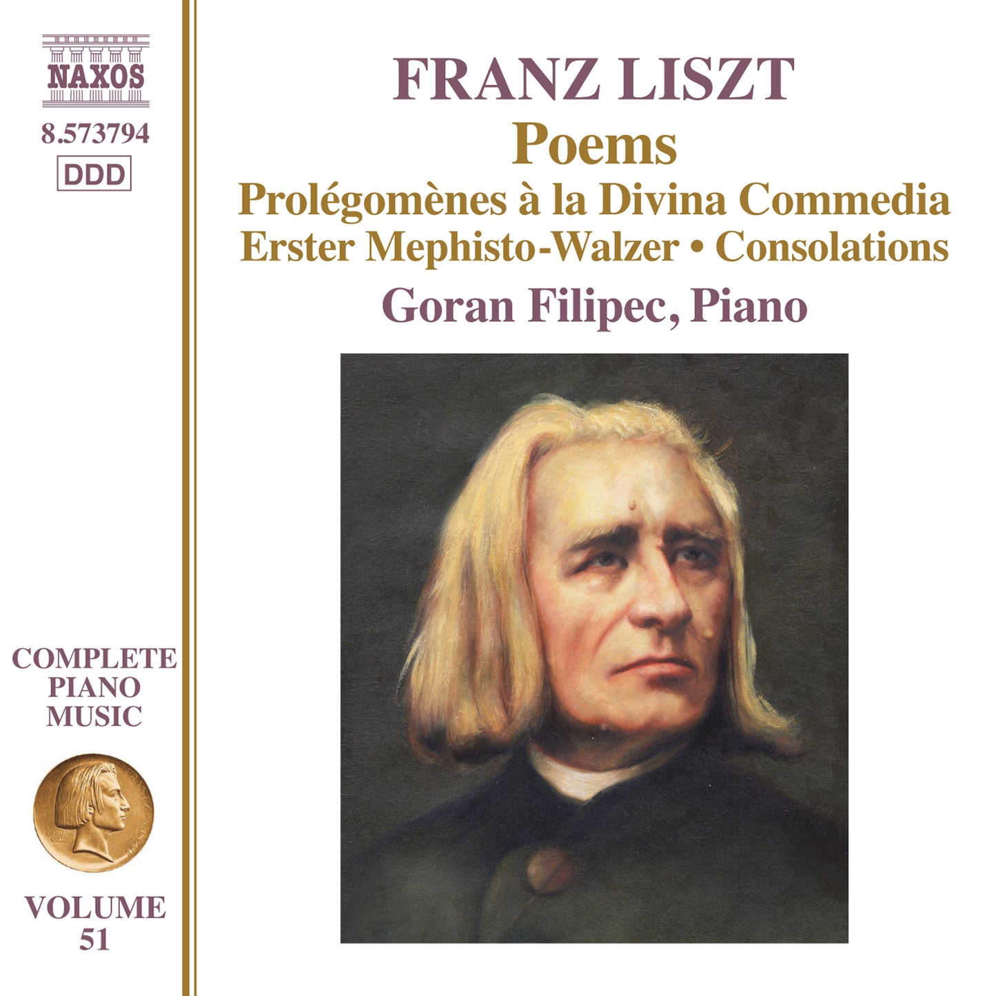 Liszt Piano Music Vol51 Poems CD NAX
