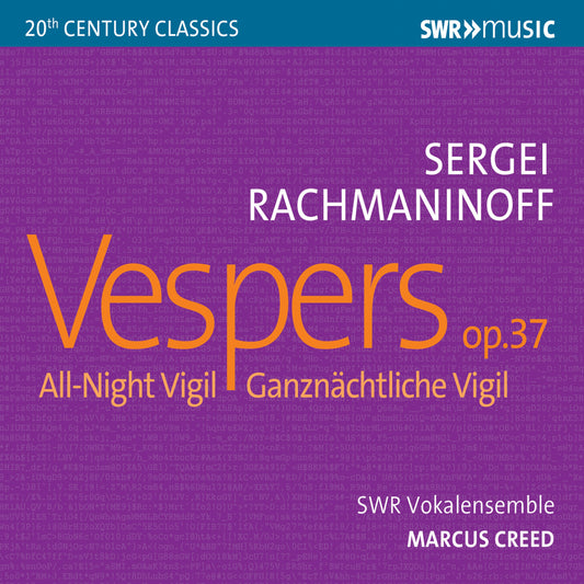 Rachmaninoff Vespers op 37 CD