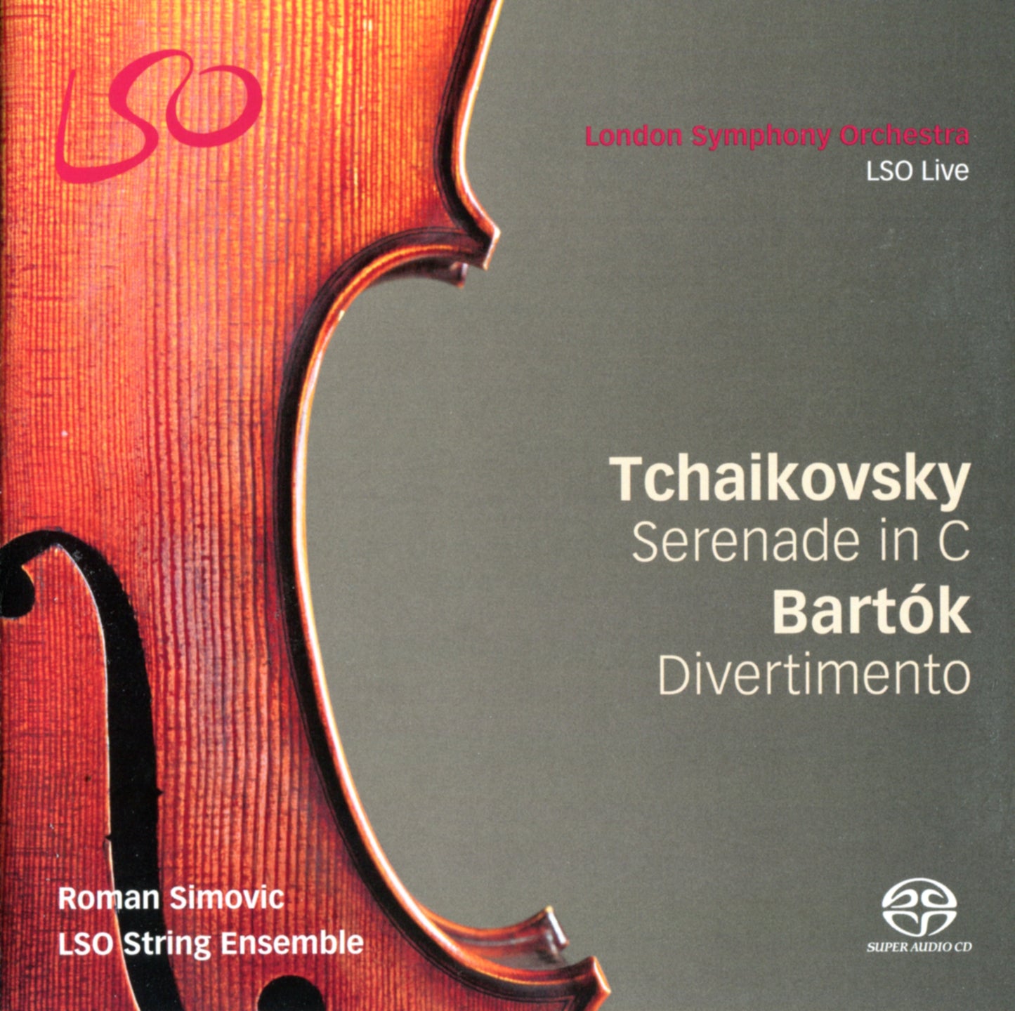Tchaikovsky Serenade Bartok Divertiment