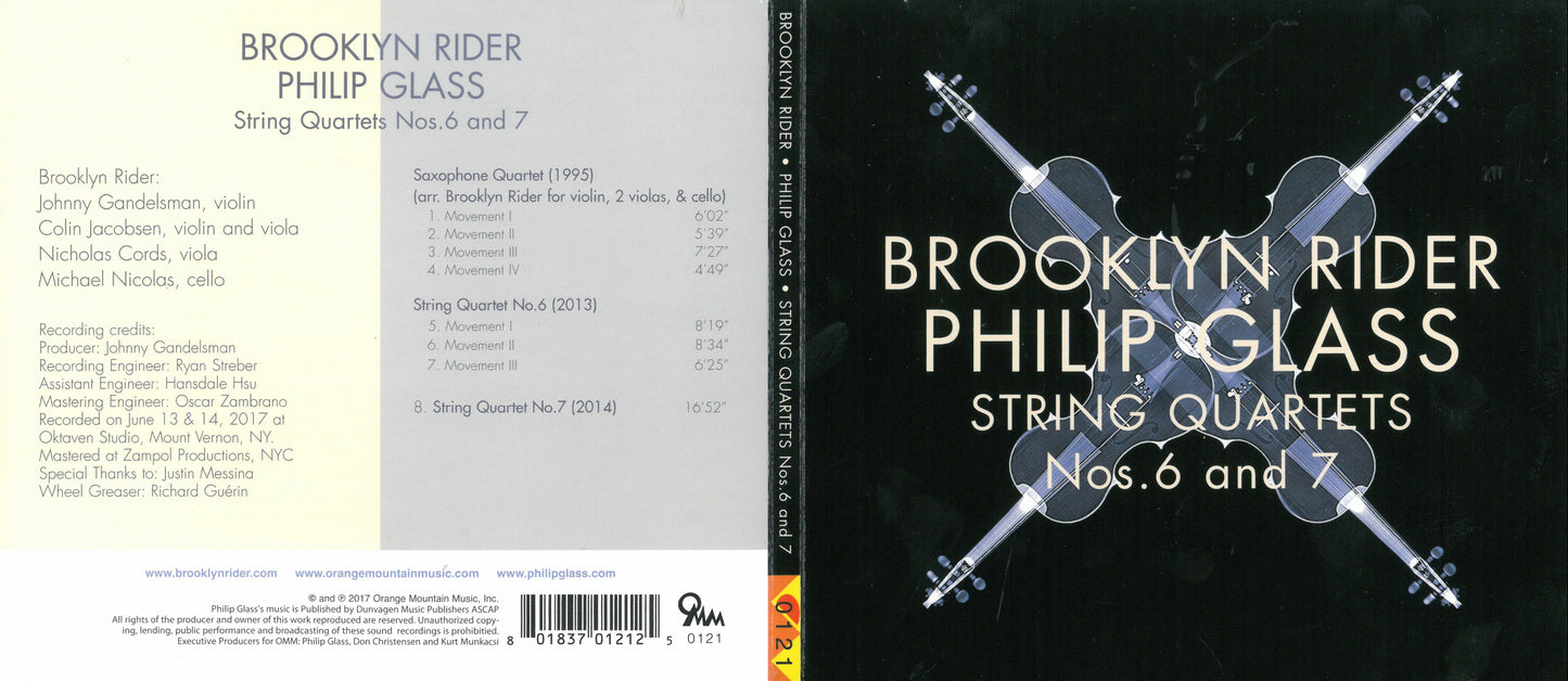 Glass String Quartets 6+7 Brooklyn Ride