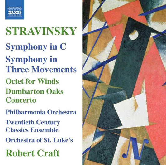 Stravinsky Symphonies in C&3 Movts CD N