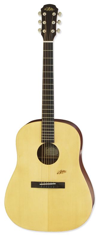 Aria Acoustic Guitar Mayfair Dreadnought Matt Natural