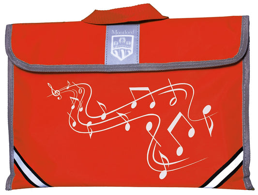 Montford Music Carrier Bag Red