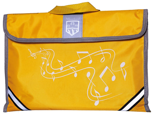 Montford Music Carrier Bag Yellow