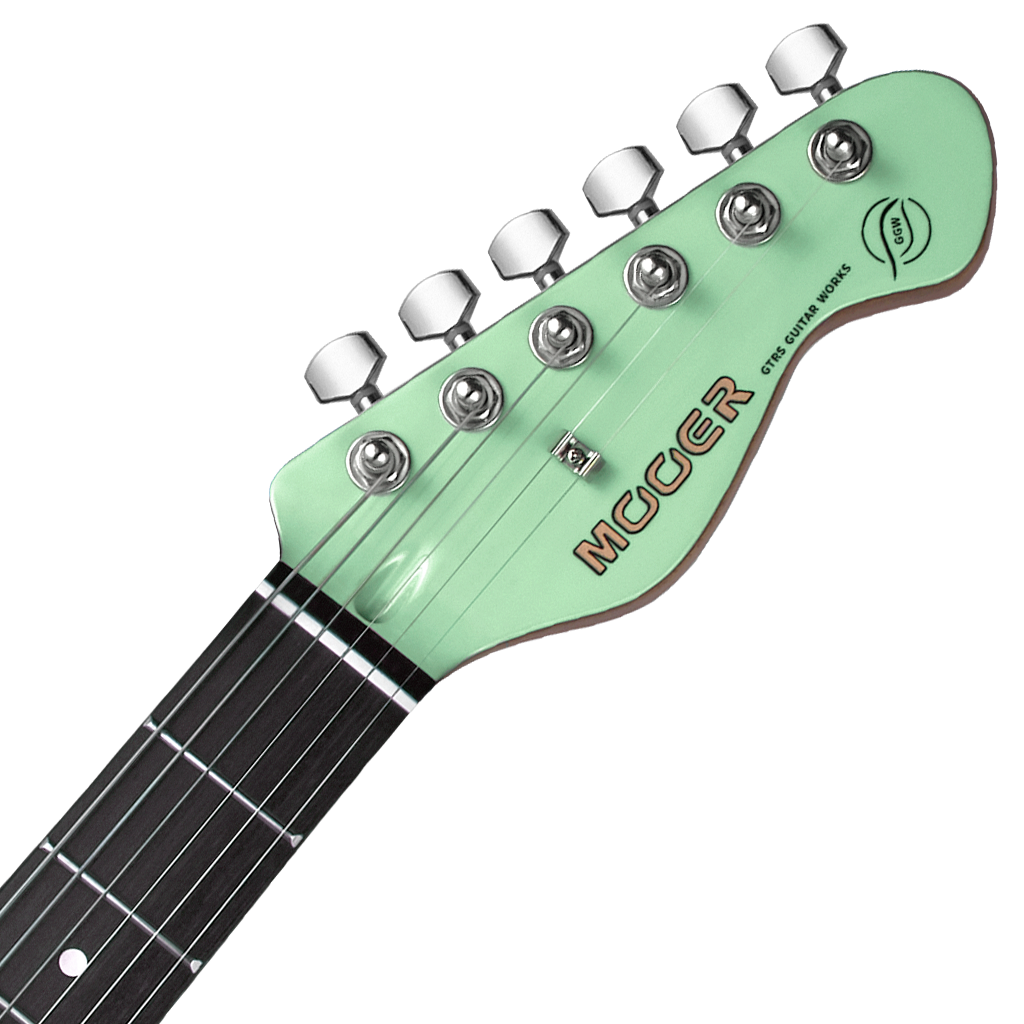 Mooer Electric Guitar Surf Green Strat MSC10