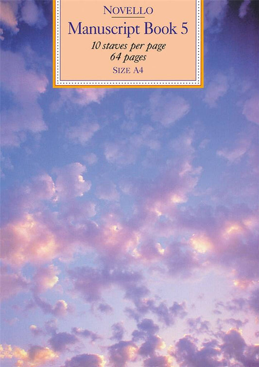 NOV Manuscript Bk5 A4 10st Spiral 64pp