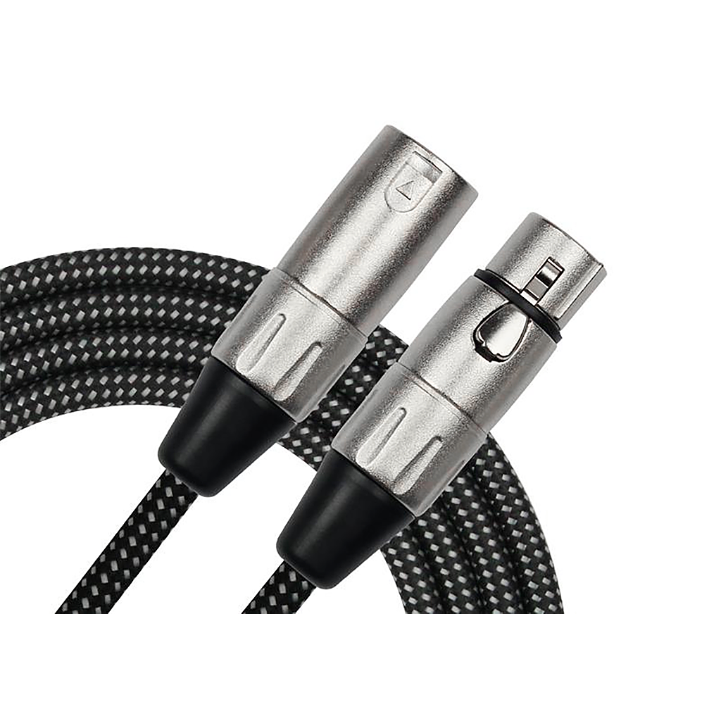 Kirlin Mic Lead XLR(M)-XLR(F) 20ft Woven