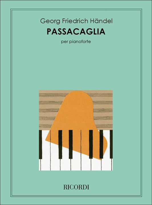 Handel Passacaglia g minor Piano Ricordi