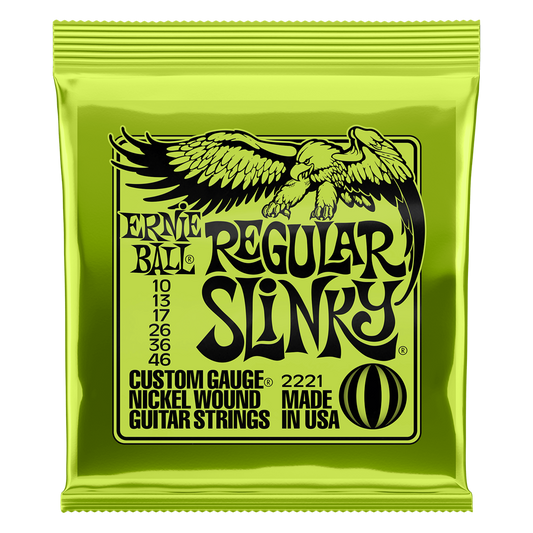 Ernie Ball Regular Slinky Guitar String Set 10-46