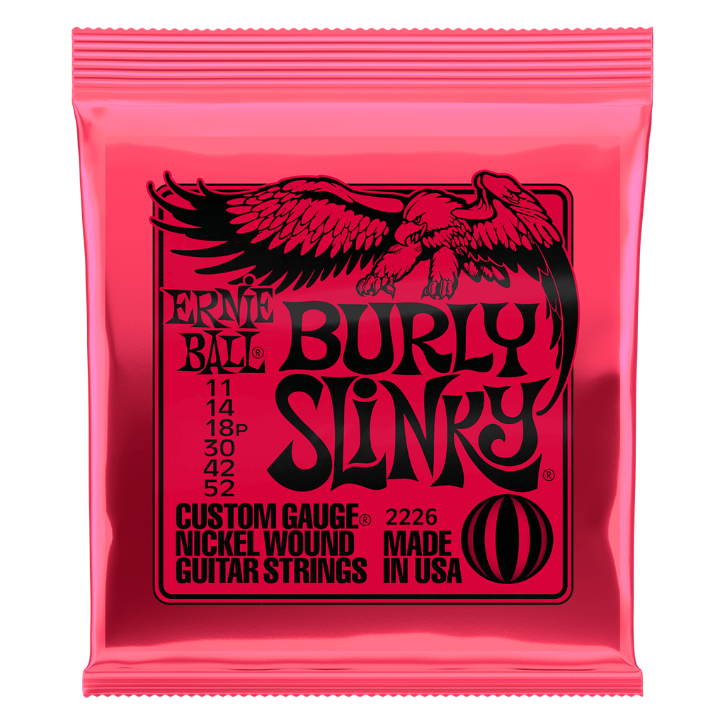 Ernie Ball Burly Slinky 11-52 Red