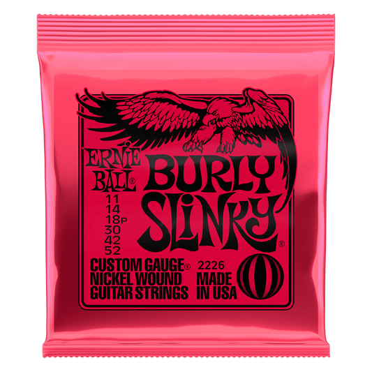 Ernie Ball Burly Slinky 11-52 Red