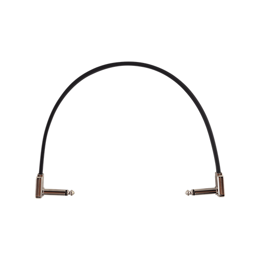 Ernie Ball Ribbon Patch Cable 12" Black