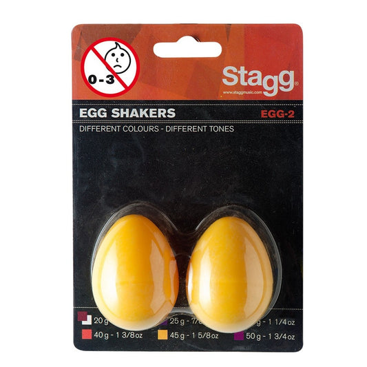 Stagg egg maracas yellow L
