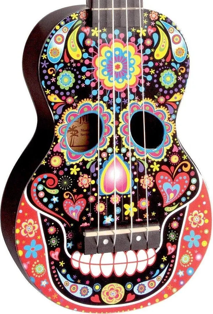 Ukulele Mahalo Art Series Skull