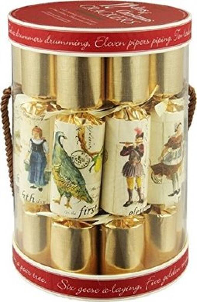 Christmas Crackers 12 Days Christmas Tub of 12