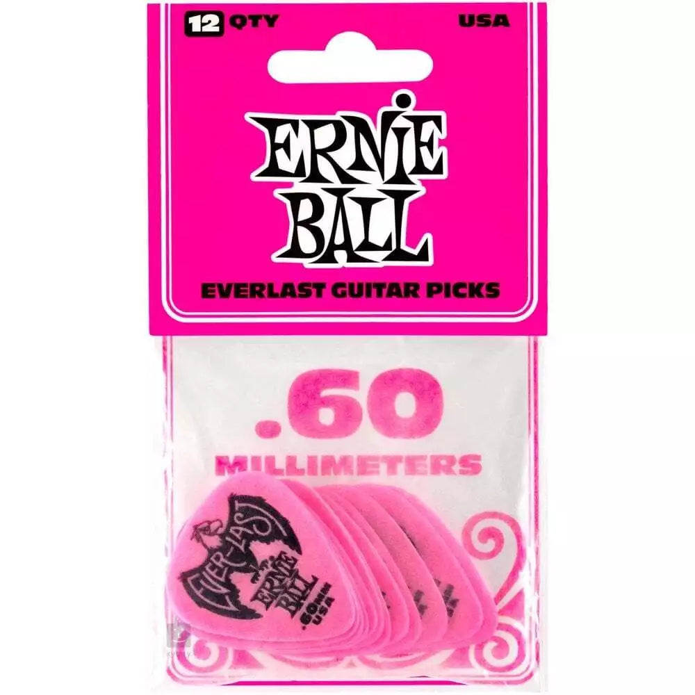 Plectrum EB Everlast Pink .60mm