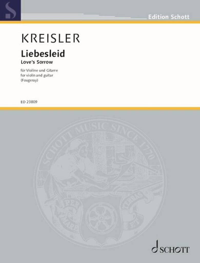 Kreisler Liebesleid for Vln & Guitar