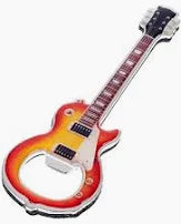 Bottle Opener With Magnetic Electric Guitar