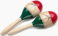 Maracas Wood Oval 26cm MEXICAN STAGG