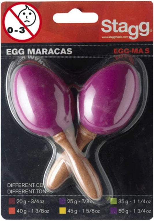 Stagg Egg Maracas 3/4oz Magenta