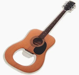 Bottle Opener With Magnetic Guitar