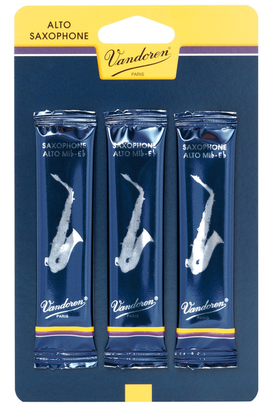 Vandoren Alto Sax Reed 3-Pack Strength 2.5