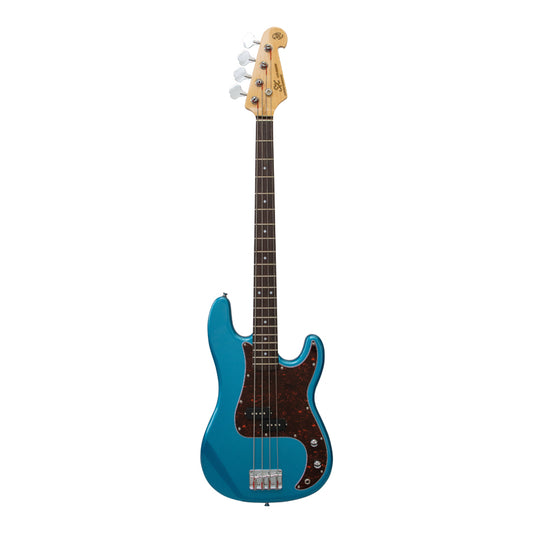 SX Electric Bass Guitar 3/4 Size Blue SPB62