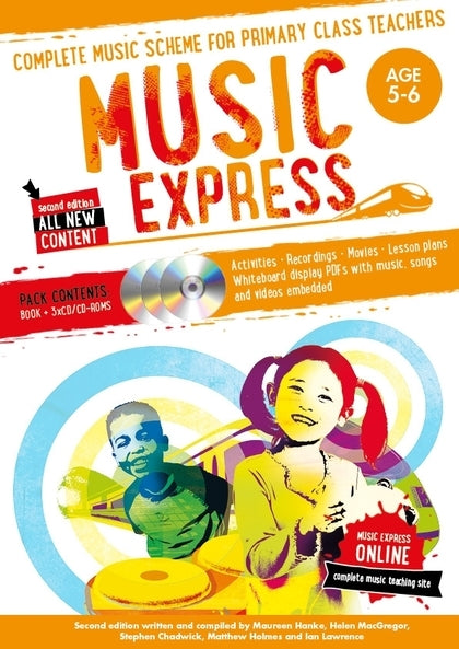 Music Express Age5-6 Bk+3CD+CDROM