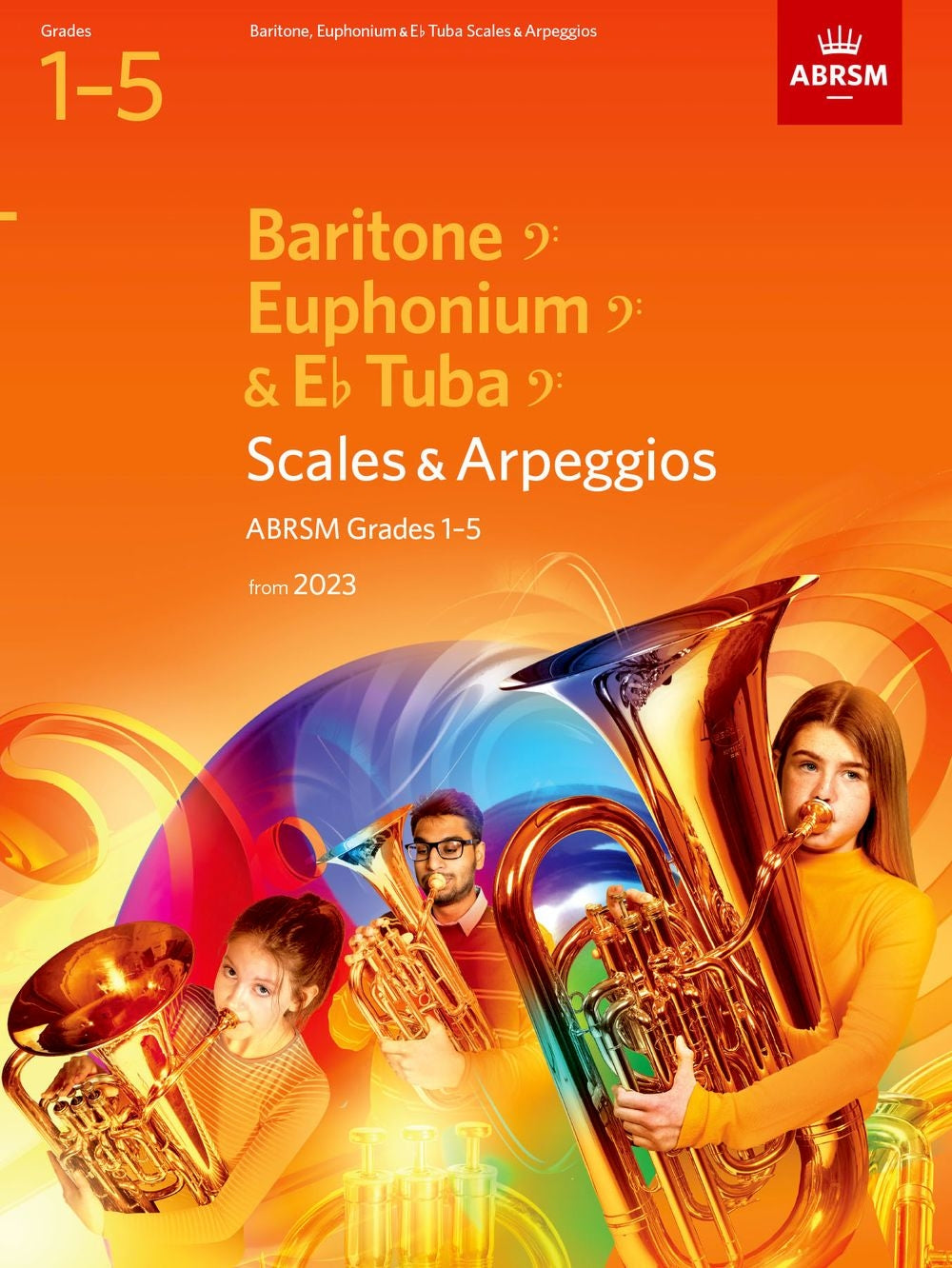 ABRSM Baritone/Euphonium/Eb Tuba Scales & Arpeggios Gr1-5 2023