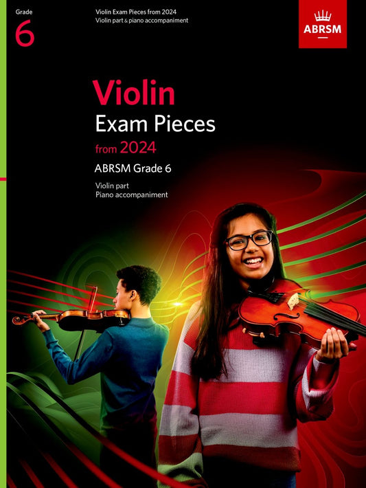 ABRSM Violin Exam Pieces 24 Grade 6 Score & Part
