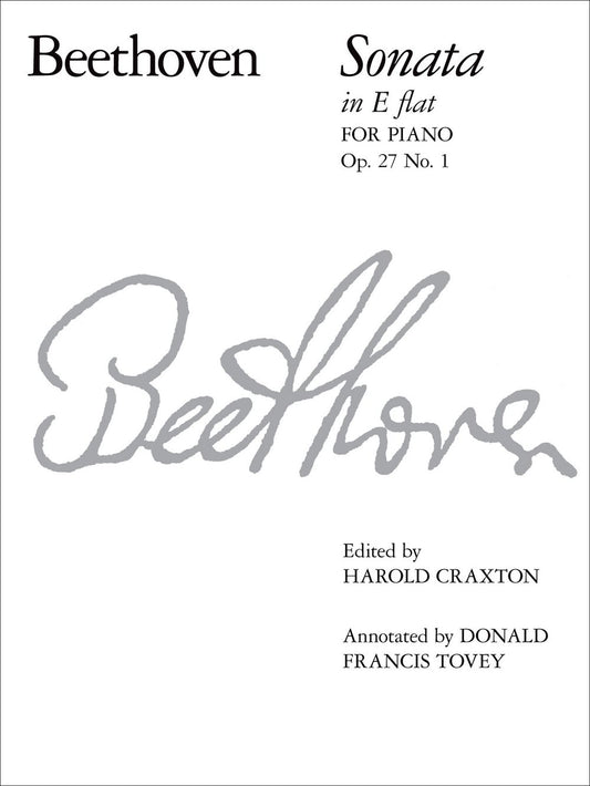 Beethoven Pno Sonata Eb Op27 No1