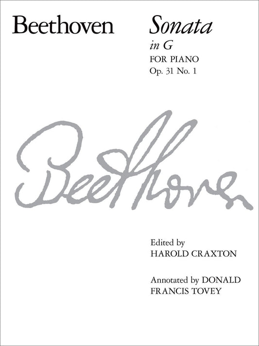 Beethoven Pno Sonata G Op31 No1