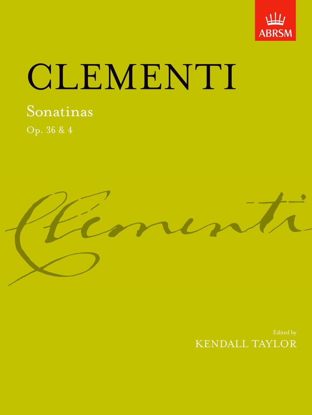 Clementi Sonatinas Op36&4 Pno AB
