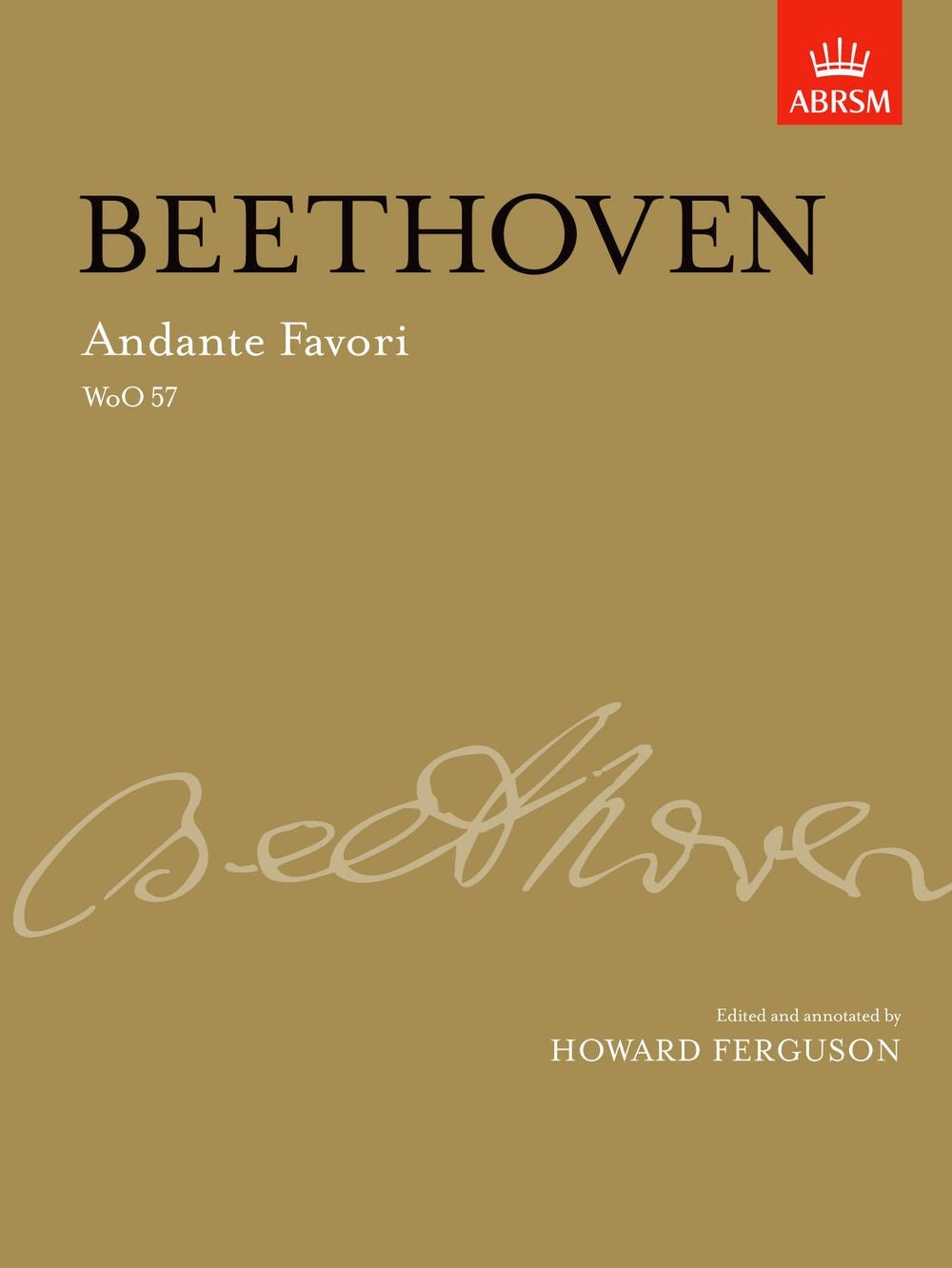 Beethoven Andante Favori WoO 57 PNO AB