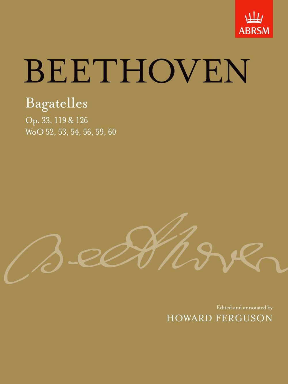 Beethoven Bagatelles Pno AB