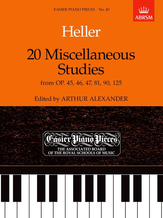 Heller 20 Misc Studies Pno EPP40 Orange