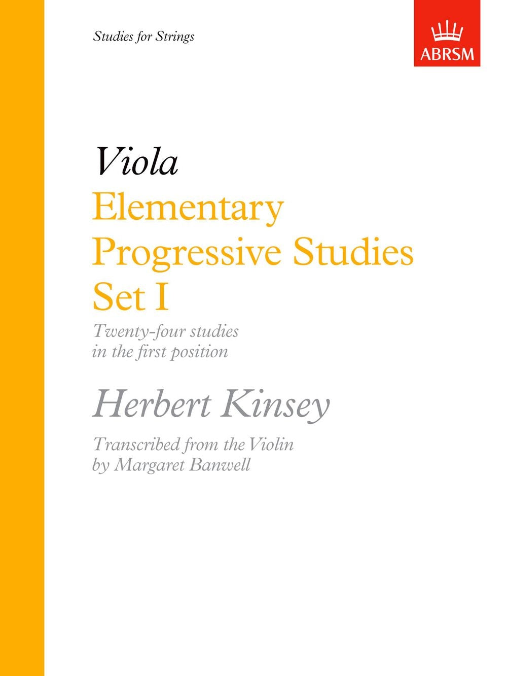 Kinsey Elementary Prog Studies Vla Set1