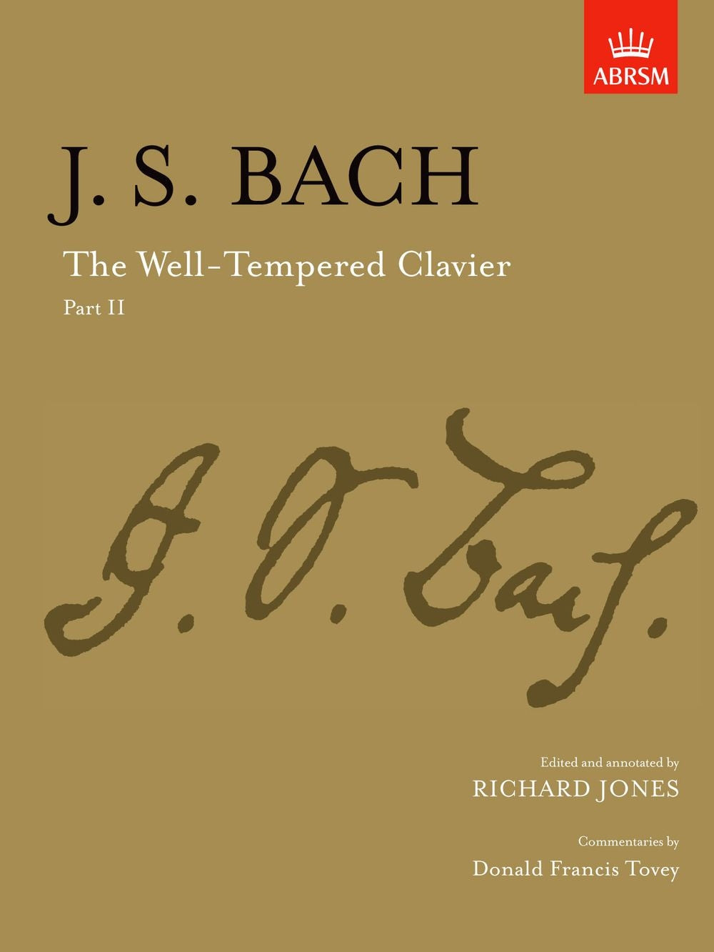 Bach Well Tempered Clavier Pt2 AB Jones