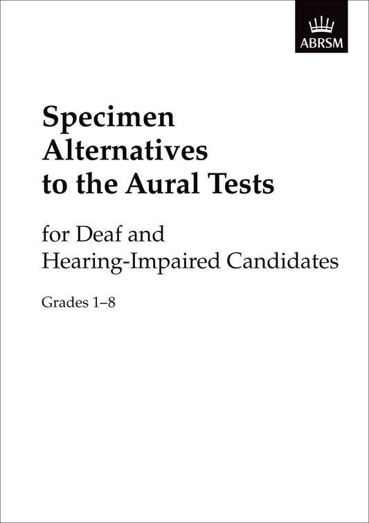 Specimen Alternative Aural Tests Deaf&I