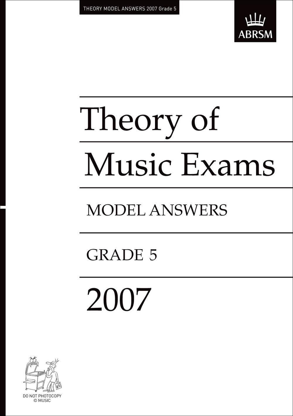 AB Theory Gr5 2007 Model Answers