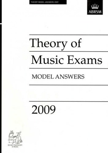 AB Theory Gr6 2009 Model Answers