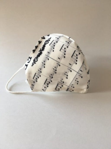 Face Mask Music Gift White