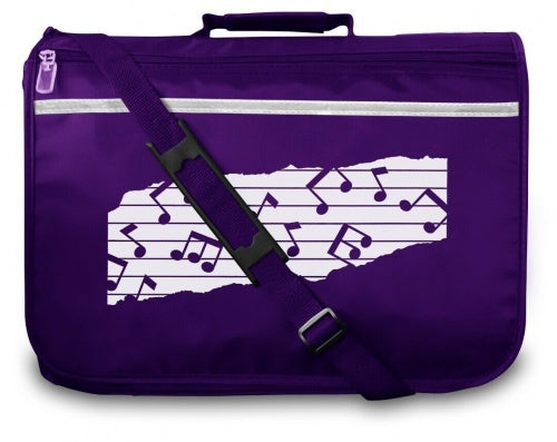 Mapac Music Bag Excel Purple Notes